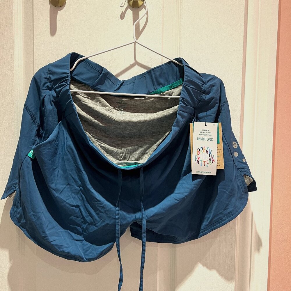NWT - Peppermint Cycling Co. Mellow Light Short - Denim Blue